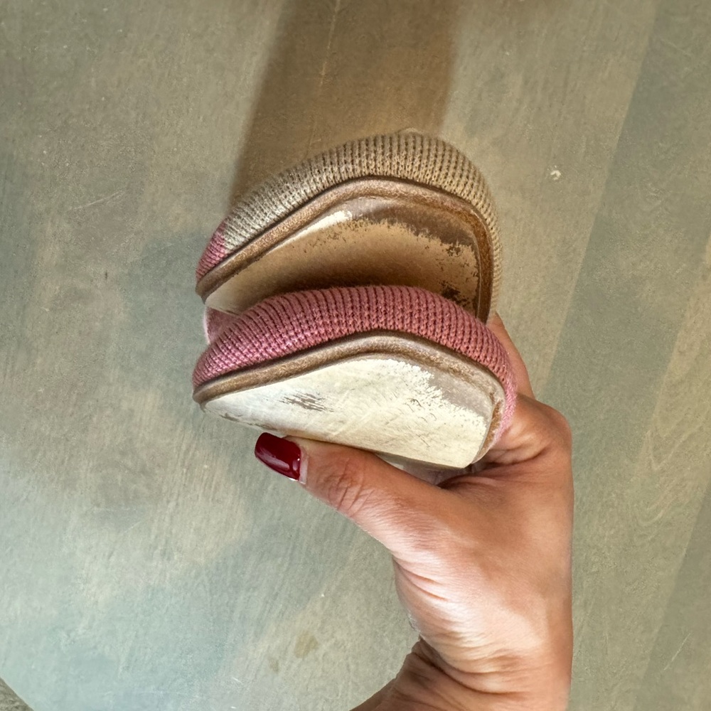 Rothy’s Women's Pink and Tan Shoes Marta ferri - Picture 6 of 7